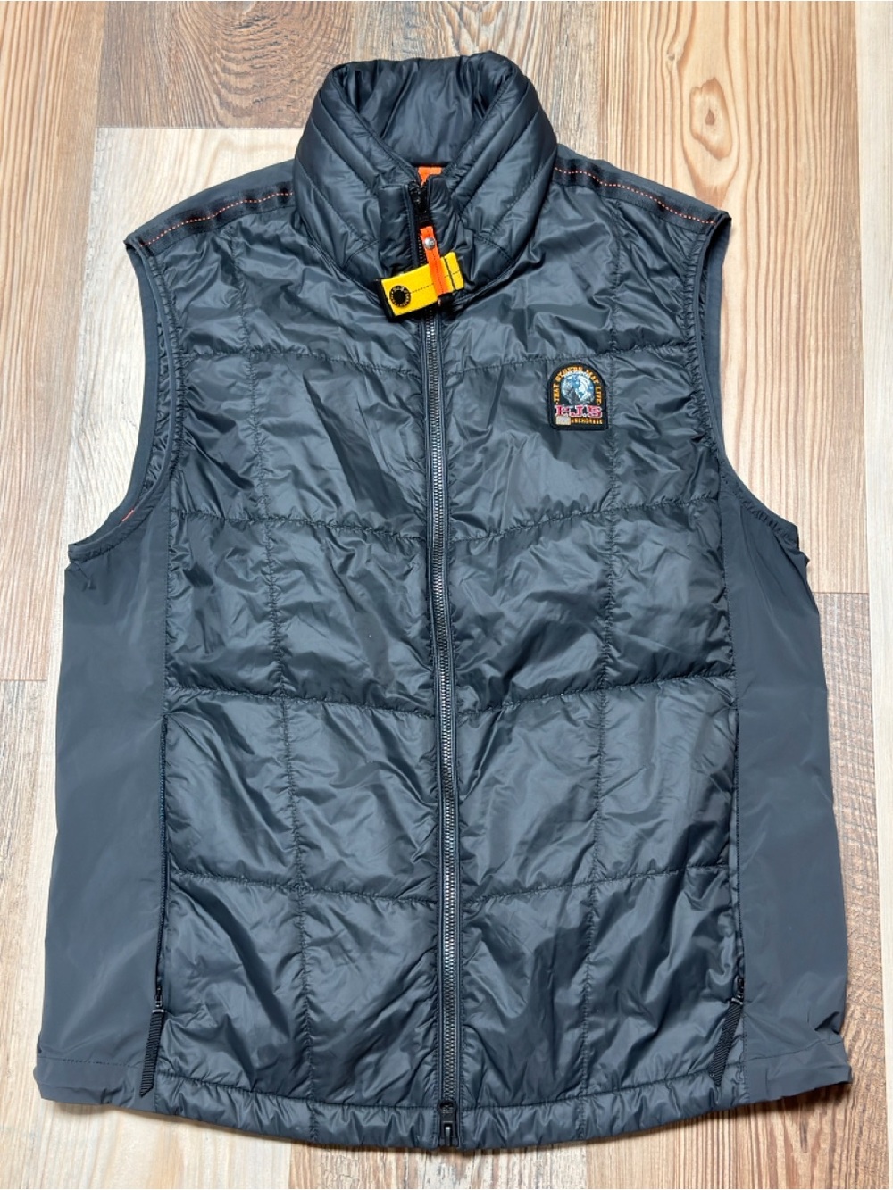 Parajumpers PJS Goblin Quilted Vest Gilet Black Men's Medium Body Warmer